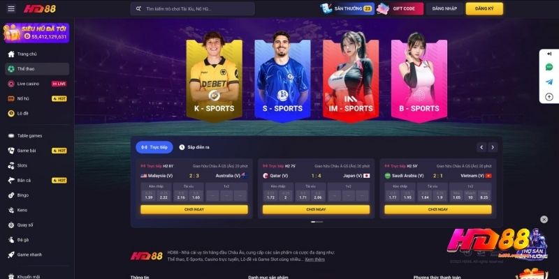 Thể thao HD88